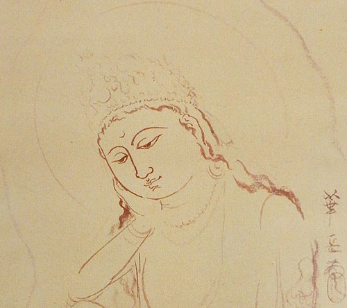村上華岳の観音像を描いた仏画です。 | 【骨董品買取】日本全国 村上華岳の観音像を描いた仏画です。 | 【骨董品買取】日本全国