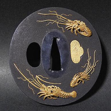 骨董品買取で金工作品の鍔を買取ました