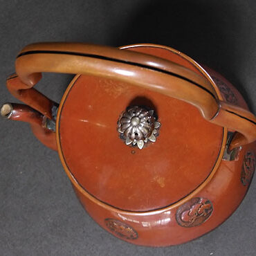 名古屋市中村区のお客様より茶道具買取で金工作品の水注を買取ました