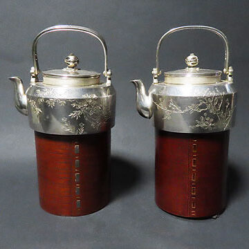 山形県東根市のお客様より茶道具宅配買取で金工作品の銀製品を買取りました