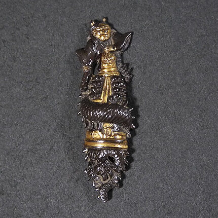 鳥取県のお客様より骨董品出張買取で金工作品の刀装具を買取ました