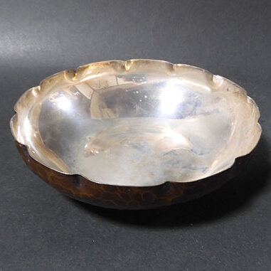 鳥取県琴浦町のお客様より茶道具宅配買取で金工作品の煎茶道具を買取ました