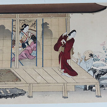 群馬県のお客様より浮世絵の美人図を買取ました