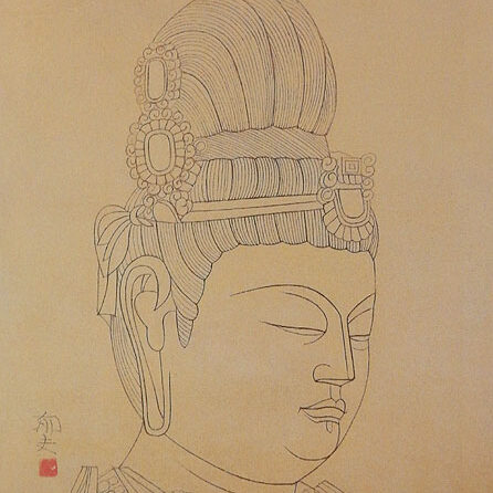 平山郁夫の仏画でを紹介します