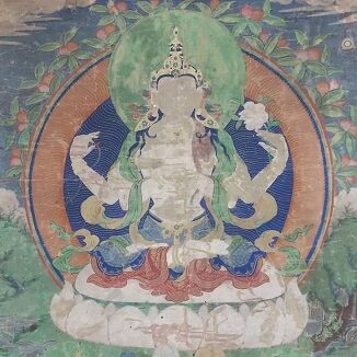 広島県のお客様より仏画の掛軸を買取ました