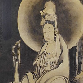 兵庫県のお客様より骨董品買取で仏画や白隠慧鶴の掛け軸を買取ました