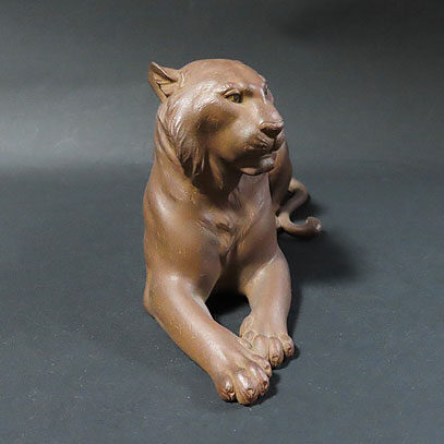 神奈川県高座郡のお客様より骨董品宅配買取で金工作品の置物を買取ました
