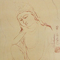 村上華岳の観音像の仏画を紹介します