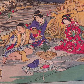 秋田県のお客様より骨董品宅配買取で浮世絵版画を買取ました