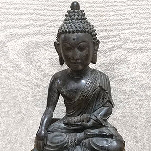 埼玉県所沢市のお客様より骨董品宅配買取で金工作品の仏像を買取ました