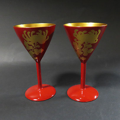 千葉県のお客様より骨董品買取で漆芸作品の酒器を買取ました