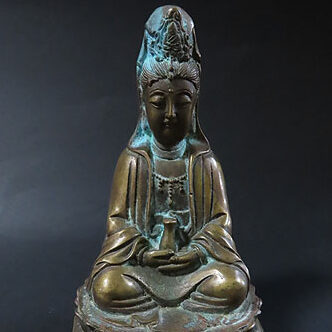 神奈川県平塚市のお客様より骨董品宅配買取で中国美術の仏像を買取ました