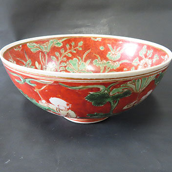 三重県のお客様より中国骨董品の陶芸作品を買取ました
