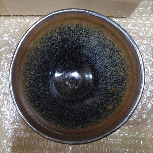 長野県のお客様より茶道具買取で天目茶碗を買取ました