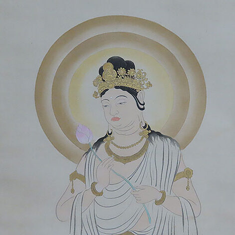 島根県浜田市のお客様より骨董品宅配買取で仏画の掛け軸を買取ました