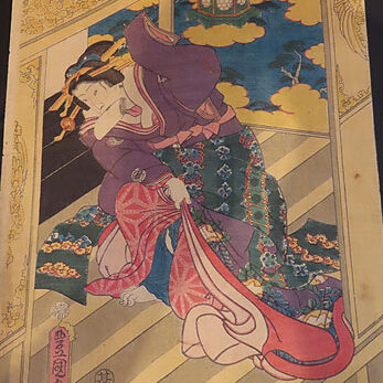 大阪のお客様より浮世絵版画を買取ました