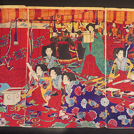 和歌山県日高川町のお客様より骨董品出張買取で浮世絵版画を買取ました