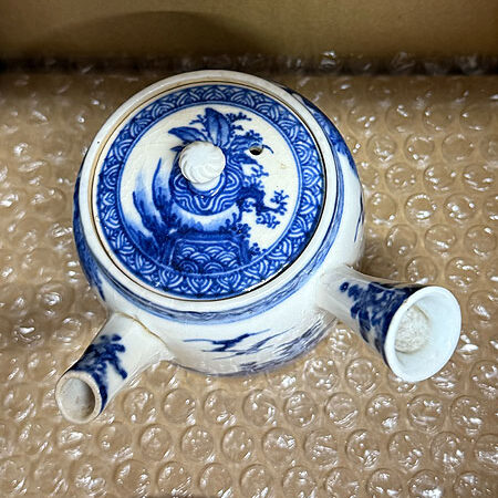 秋田県のお客様より茶道具宅配買取で煎茶道具の急須を買取ました