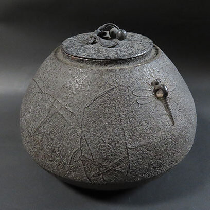 兵庫県のお客様より茶道具出張買取で高木治良兵衛の茶釜を買取ました