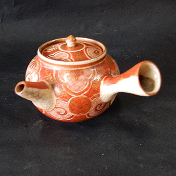 栃木県足利市のお客様より茶道具宅配買取で九谷焼の急須を買取ました