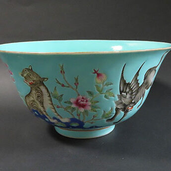 徳島県のお客様より骨董品出張買取で陶芸作品の鉢を買取ました