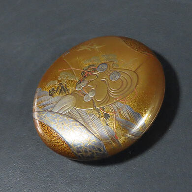 山梨県のお客様より茶道具宅配買取で蒔絵の香合を買取ました