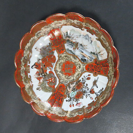 千葉県のお客様より骨董品宅配買取で陶芸作品の九谷焼の陶磁器を買取ました
