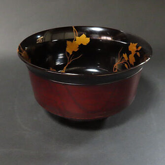 埼玉県のお客様より茶道具宅配買取で蒔絵の盃洗を買取ました
