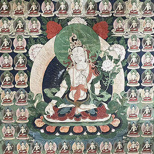 九州の佐賀県のお客様より骨董品宅配買取で中国美術の仏画を買取ました