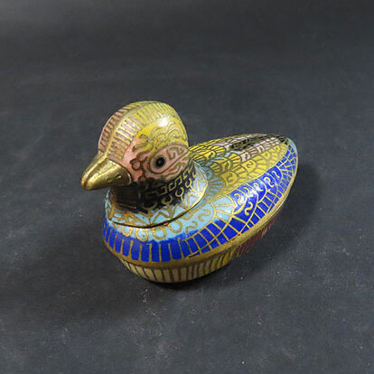 栃木県佐野市のお客様より茶道具宅配買取で七宝焼の香合を買取ました