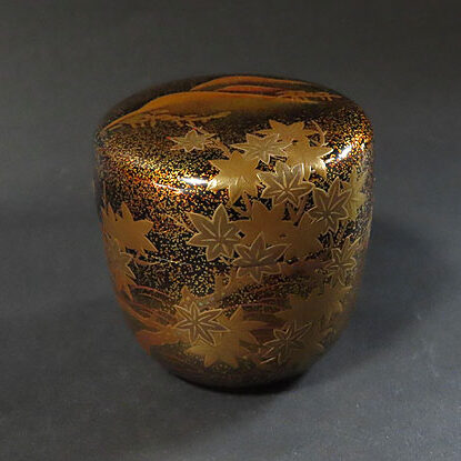 神奈川県のお客様より茶道具持ち込み買取で抹茶道具の棗を買取ました