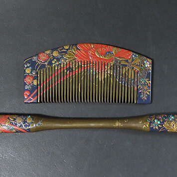 福島県白河市の客様より骨董品宅配買取で櫛・簪を買取ました