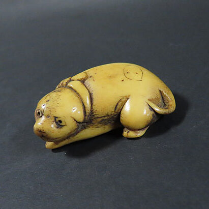 島根県出雲市のお客様より骨董品宅配買取で根付を買取ました