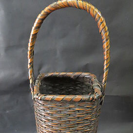 兵庫県西宮市のお客様より骨董品出張買取で竹花籠を買取ました