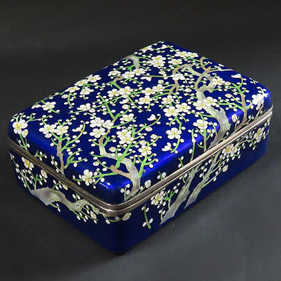 新潟県のお客様より七宝焼の小箱を買取ました