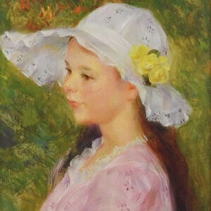 福島県のお客様より洋画で中山忠彦の作品を買取ました