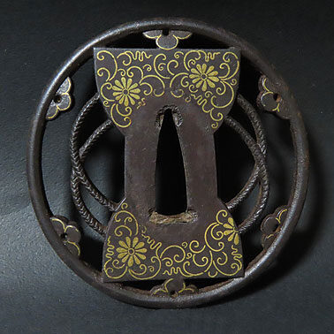 栃木県佐野市のお客様より骨董品宅配買取で刀装具の鍔を買取ました