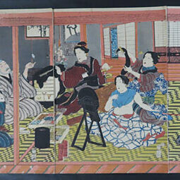 福井県のお客様より骨董品宅配買取で浮世絵版画を買取ました