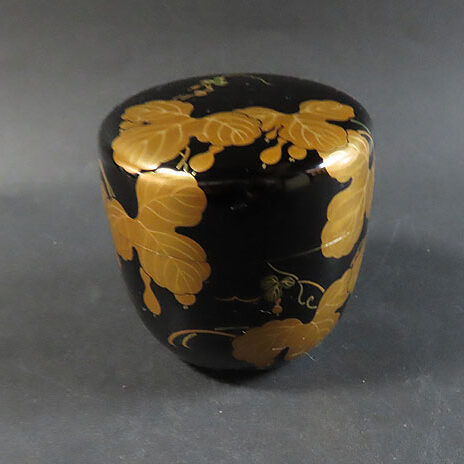 九州のお客様より茶道具買取で蒔絵の棗を買取ました