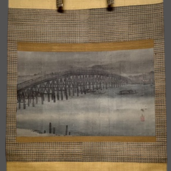 長野県のお客様より骨董品買取で水墨画の掛け軸を買取ました