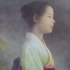 和歌山県のお客様より骨董品出張買取で藤井勉の美人画の洋画を買取ました