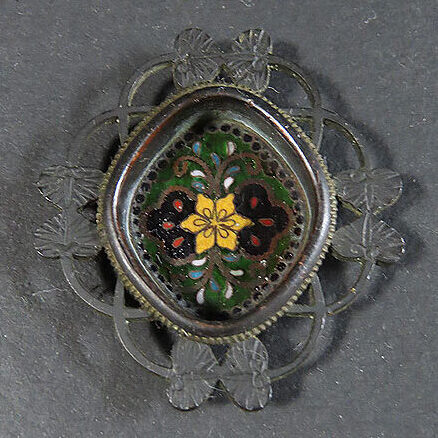 神奈川県平塚市のお客様より骨董品宅配買取で七宝焼の引手を買取ました