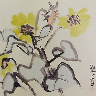 北海道のお客様より骨董品宅配買取で洋画で熊谷守一の作品を買取ました