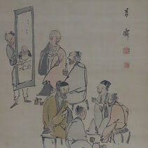 秋田県のお客様より骨董品宅配買取で日本画の掛け軸を買取ました