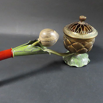 広島県のお客様より骨董品宅配買取で柄香炉を買取ました