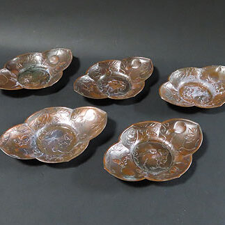 岩手県盛岡市のお客様より茶道具買取で茶托を買取ました