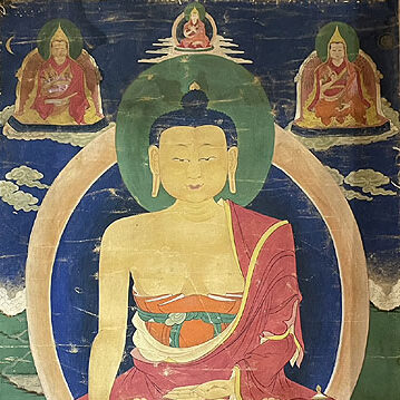 高知県のお客様より中国美術の仏画を買取ました