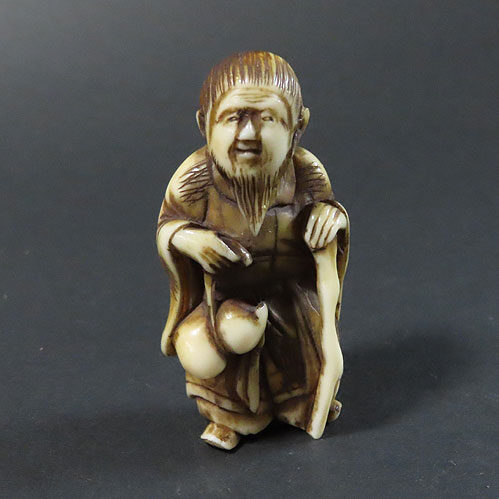 岡山県総社市のお客様より骨董品宅配買取で根付を買取ました