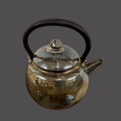 栃木県のお客様より茶道具買取で銀瓶を買取ました