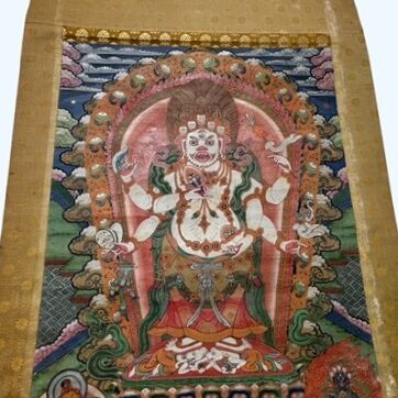 千葉県のお客様より仏画の掛け軸を買取ました